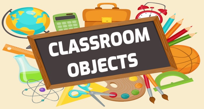 classroom objects vocabulary in Swedish