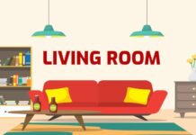 living room vocabulary in Swedish